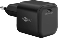 GOOBAY USB-C&trade; PD GaN Schnellladeger&auml;t Nano (20 W), Universal, Schwarz