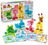 LEGO DUPLO Town 10472 Wir Bauen Tiere Bausatz, Mehrfarbig