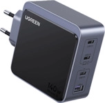 UGREEN 140W 4-Port GaN Wall Charger Universal, Gray