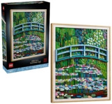 LEGO ART 31220 Claude Monet &ndash; Br&uuml;cke &uuml;ber einen Seerosenteich Bausatz, Mehrfarbig