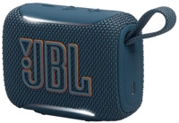 JBL Go 5 Bluetooth-Lautsprecher, Blau, Wasserfest