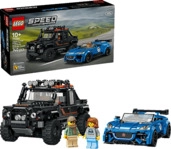 LEGO Speed Champions 77264 Jaguar Project 7 & Land Rover Defender Bausatz, Mehrfarbig