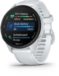 GARMIN Forerunner 70 Smartwatch Faserverst&auml;rktes Polymer Silikon, 20 mm, Steinweiss