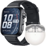 HUAWEI WATCH FIT 5 Pro + FreeBuds 7i Wei&szlig; Smartwatch und Kopfh&ouml;rer Fluorelastomer,