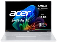 ACER Swift Air 16 OLED (SFA16-61M-R1ZM) mit Tastaturbeleuchtung, Copilot+ PC - Zoll