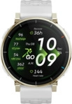 AMAZFIT Actice 3 Premium Smartwatch Edelstahl / Kunststoff Silion, 22 mm, Aero White