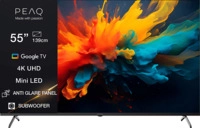 PEAQ PTV 55GMU-5026C AG Mini LED Anti-Glare TV (Flat, 55 Zoll / 139,0 cm, UHD 4K,