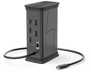 HAMA USB-C, 9 Ports Dockingstation, Schwarz