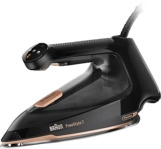 BRAUN FI 7276 BK, EloxalPlus B&uuml;gelsohle, gleichm&auml;&szlig;ige Dampfverteilung,...