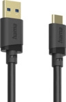 HAMA 202005 0.75 M USB-A auf USB-C USB-Kabel, Schwarz