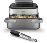 PHILIPS NA565/02 Steam Airfryer 5000 Series Megabasket 9.5L Kapazit&auml;t Dampfgarer