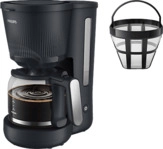 PHILIPS HD7411/90 3000 Series, Glaskanne, 1.3L, permanent Filter,