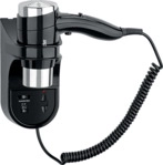 BARTSCHER 850042 1600SR Hotelhaartrockner Schwarz/Silber (1600 Watt)