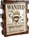 PLASTOY 080275 Affiche Wanted Luffy Spardose