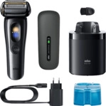 BRAUN NEVO 17010cc Herrenrasierer Schwarz (Cassette, Reinigungsstation: Ja, mit