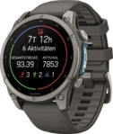 GARMIN FENIX 9 - 47 MM KIESELGRAU/TITAN Smartwatch Faserverst&auml;rktes Polymer mit