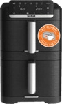 TEFAL EY7568 Easy Fry Crispy Stack Doppelkammer- Hei&szlig;luftfritteuse