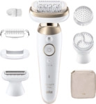 BRAUN Silk-&eacute;pil 9 SES9-060 3D Epilierer, Wei&szlig;/Gold