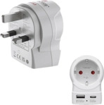 HAMA 223478 EU To UK Reisestecker