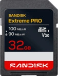 SANDISK EXTREME&reg; PLUS SD UHS-I-KARTE, Speicherkarte, 32 GB, 100 MB/s