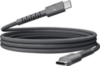 FRESH &lsquo;N REBEL FlexWave USB-C zu USB-C, Ladekabel, 2 m, Storm Grey