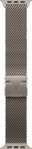APPLE 49 mm Milanaise L, Ersatzarmband, Titan Natur