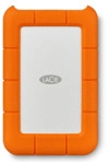 LACIE Rugged Mini Festplatte, 2 TB HDD, 2,5 Zoll, extern, Silber/Orange