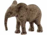 SCHLEICH Afrikanisches Elefantenbaby Spielfigur Grau