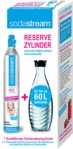 SODASTREAM 2200065490 Reservepack (Kohlens&auml;ure-Zylinder 60L + Glaskaraffe)
