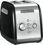 KITCHENAID 5KMT221EOB Toaster Onyxschwarz (1100 Watt, Schlitze: 2)