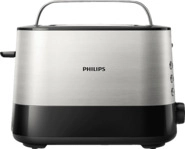 PHILIPS HD2637/90 Viva Collection 7 Stufen, Kr&uuml;melschublade, Br&ouml;tchenaufsatz