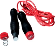 CHRISTOPEIT Profi Springseil, Schwarz/Rot
