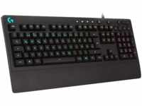 LOGITECH G213 Prodigy Gaming, Tastatur, Rubberdome, Sonstiges, kabelgebunden, Schwarz