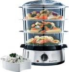 RUSSELL HOBBS 19270-56 COOK@HOME Dampfgarer (800 Watt, Edelstahl)