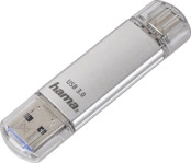 HAMA C-Laeta USB-Stick, 32 GB, 40 MB/s, Silber