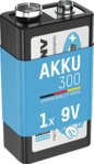 ANSMANN maxE 6F22 E-Block (8.4V) Akku, NimH, 8.4 Volt, 300 mAh 1 St&uuml;ck