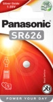 PANASONIC SR 626 SR626 Knopfzelle, Silber-Oxid, 1.55 Volt, 28 mAh
