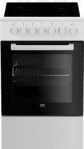 BEKO FSM57100GW Standherd (EEK A, Glaskeramikkochfeld, 55 l)