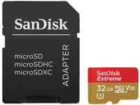 SANDISK Extreme®, Micro-SDHC Speicherkarte, 32 GB, 100 MB/s