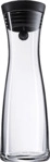 WMF Basic 1 Liter Wasserkaraffe Transparent/Schwarz