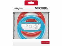 BIGBEN SWITCH Wheel Duo Pack, Nintendo Switch Lenkrad, Rot/Blau