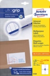AVERY ZWECKFORM 6120 Universaletiketten 105 x 148 mm A4 120 Etiketten / 30 Bogen
