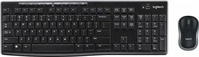 LOGITECH MK270, Tastatur & Maus Set, kabellos, Schwarz