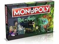 WINNING MOVES 45069, WINNING MOVES MONOPOLY - Rick and Morty Brettspiel Mehrfarbig