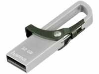 HAMA Hook-Style USB-Stick, 32 GB, 15 MB/s, Grün