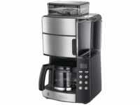 RUSSELL HOBBS 25610-56 Grind & Brew Digitale Kaffeemaschine Silber/Grau