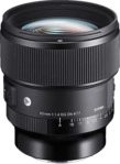 SIGMA Art - 85 mm f./1.4 ASP, DG, IF (Objektiv f&uuml;r Sony E-Mount, Schwarz)
