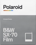 POLAROID Sofortbildfilm Schwarz-Wei&szlig; f&uuml;r SX-70 wei&szlig;er Rahmen