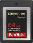 SANDISK Extreme Pro, CFexpress Speicherkarten, 64 GB, 1500 MB/s SANDISK Extreme Pro, CFexpress Speicherkarten, 64 GB, 1500 MB/s