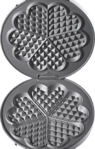 CLOER 189 Waffeleisen Edelstahl mattiert